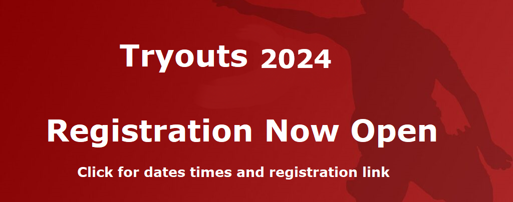 2024 Tryout Information banner